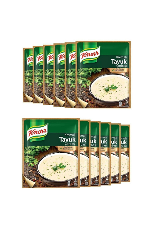 Kremalı Tavuk Çorbası 65 gr x 12 Adet