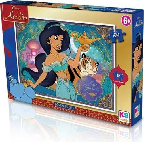 100 Parça Puzzle Alladdin Lisanslı Ürün