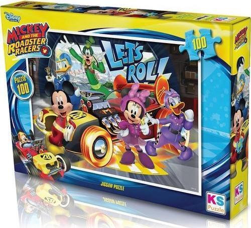 100 Parça Puzzle Mickey Mouse Lisanslı Ürün