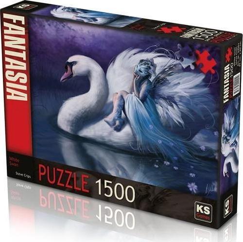 1500 Parça Puzzle White Swan Lisanslı Ürün