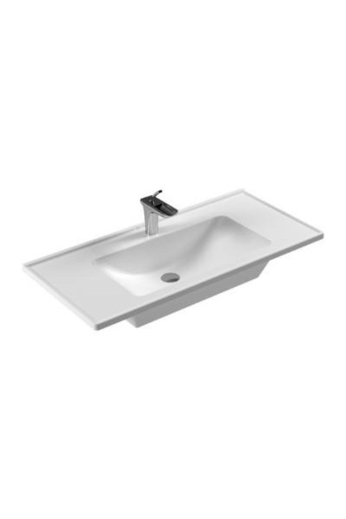 Serel Star 46X100 Cm Tezgah Etajerli Lavabo 3037Txs110H
