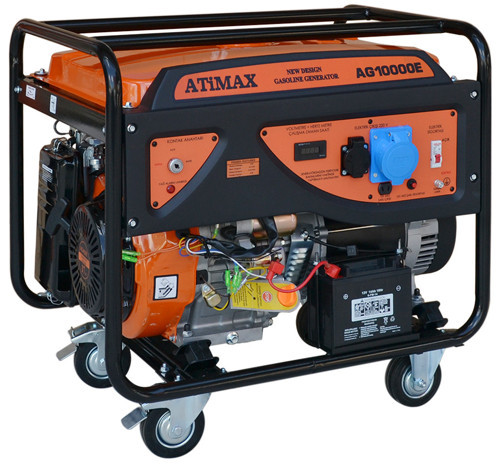 AG10000E 9 kVA Benzinli Marşlı Monofaze Jeneratör