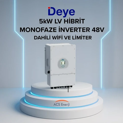 Deye 5kw Hibrit Monofaze İnvertör Lv