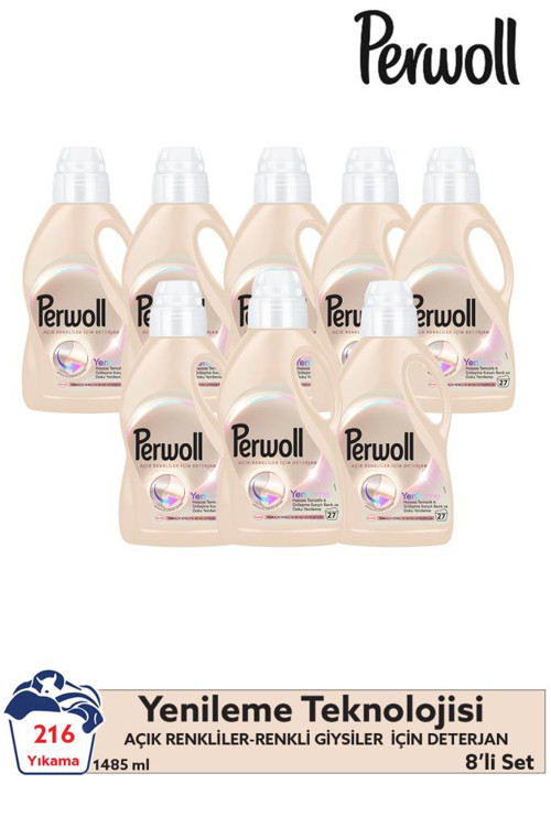 Açık Renkliler 8x 1.485 ml 216 Yıkama