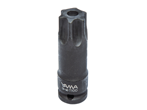YAHLTXD100 1/2" T100 CR-MO Altı Köşe Delikli Torx Lokma
