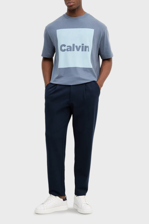 Lv04Le613G Slim Tapered Knit Pleated Erkek Pantolon