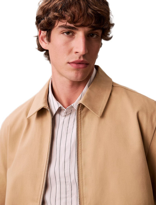 Lv04Le419G Ls Cotton Dobby Blouson Erkek Ceket
