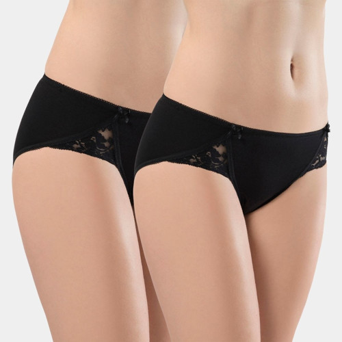 Kadin Likrali Dantelli Bikini (2'li Paket)