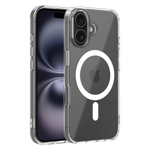 iPhone 17 Kılıf Combo Seri Magsafe Özellikli Sararmaz Sert Şeffaf Kapak