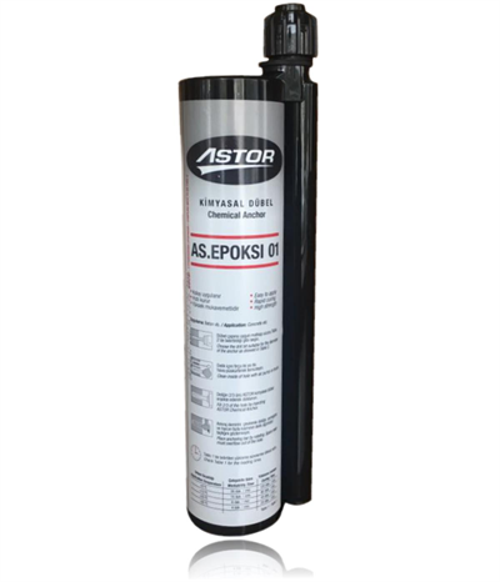 Astor Çift Bileşenli Kimyasal Dübel Epoksi 345 ml