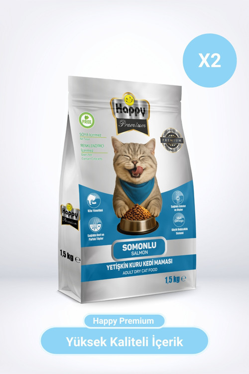Somonlu Kuru Kedi Maması 3 Kg