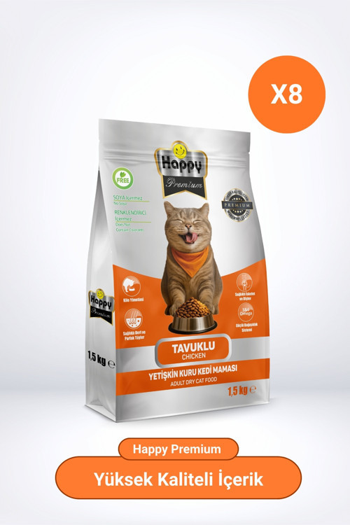 Tavuklu Kuru Kedi Maması 12 Kg
