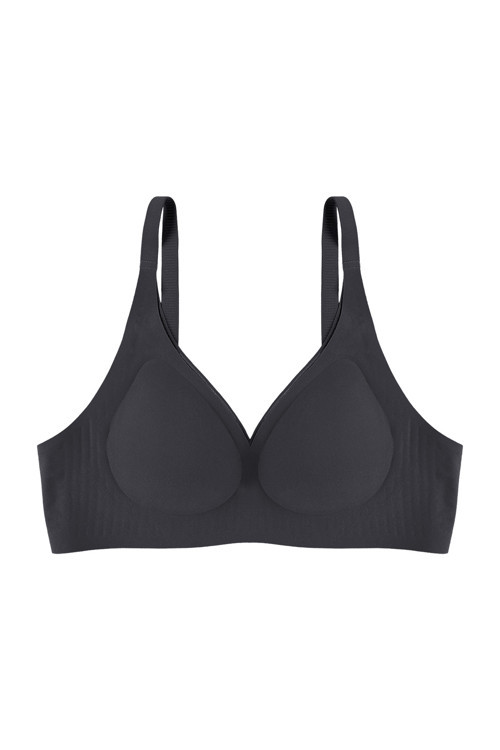 Balensiz Lazer Dikişsiz Kaplı Dekolteli Büstiyer Sütyen