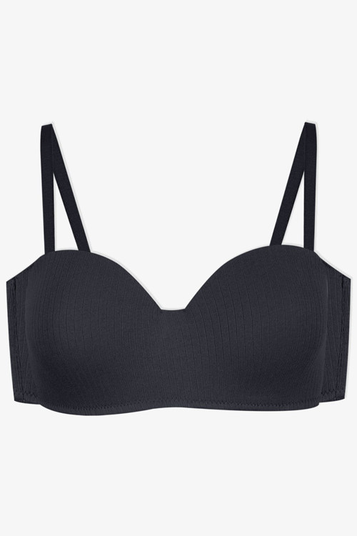 Kadın Dolgusuz Pamuklu Fitilli Straplez Sütyen