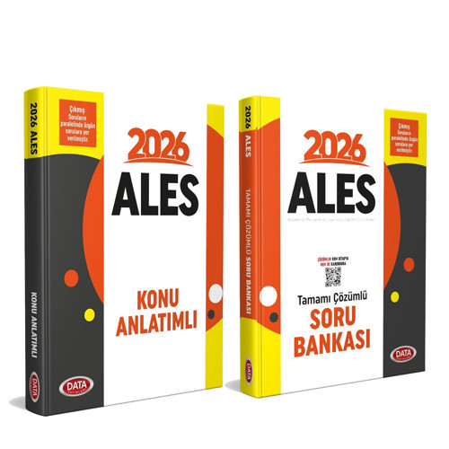 Data Yayınları 2026 ALES Konu ve Soru Seti 2 Kitap