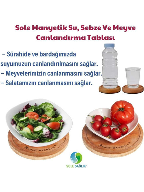 Manyetik Su Canlandırma Tablası (20 CM)