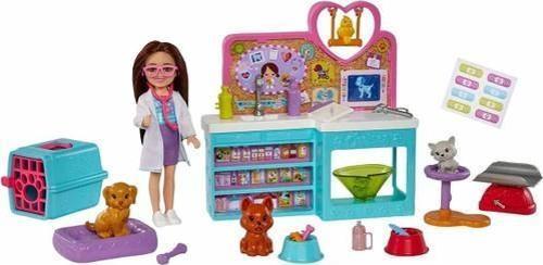 Barbie Chelsea Meslekleri Öğreniyor Veteriner Oyun Seti HGT12