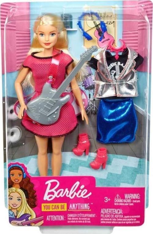 Barbie Rockstar Bebek GDJ34 Lisanslı Şarkıcı Barbie Lisanslı Ürün
