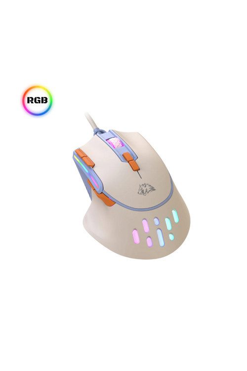 M2 Kablolu Espor Oyuncu Mouse Rgb 12800 Dpı Ledli Gaming Mouse Software 9 Makro Sensor