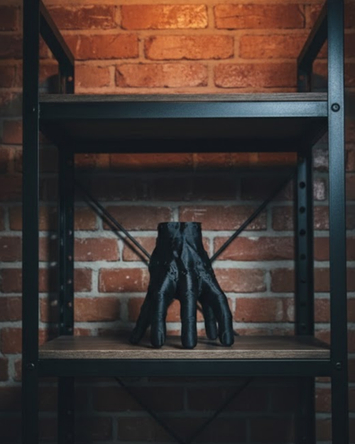 popüler 3D Dekoratif Siyah El Obje 27x22 cm Sanatsal ve Şık Aksesuar 2026