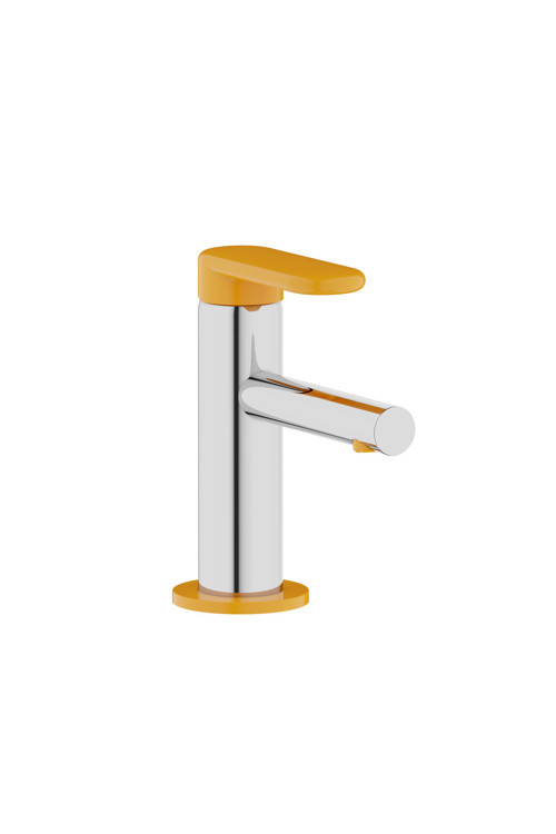 Sento A42666 Çocuk Lavabo Bataryası, Krom - Sarı