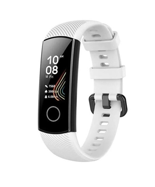 Honor Band 4 / Band 5 Akıllı Saat Uyumlu Sportif Çizgili Silikon Kordon/Kayış