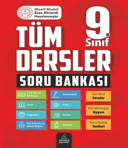 9. Sınıf Tüm Dersler Soru Bankası