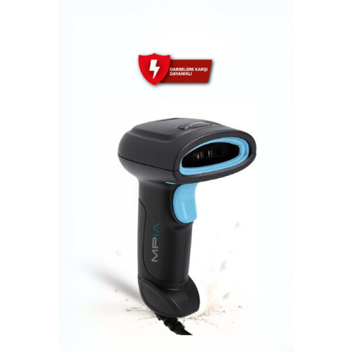 Büro Ev Ofis Deposu için Usb Kablolu 1D/2D Barkod Karekod QR Okuyucu