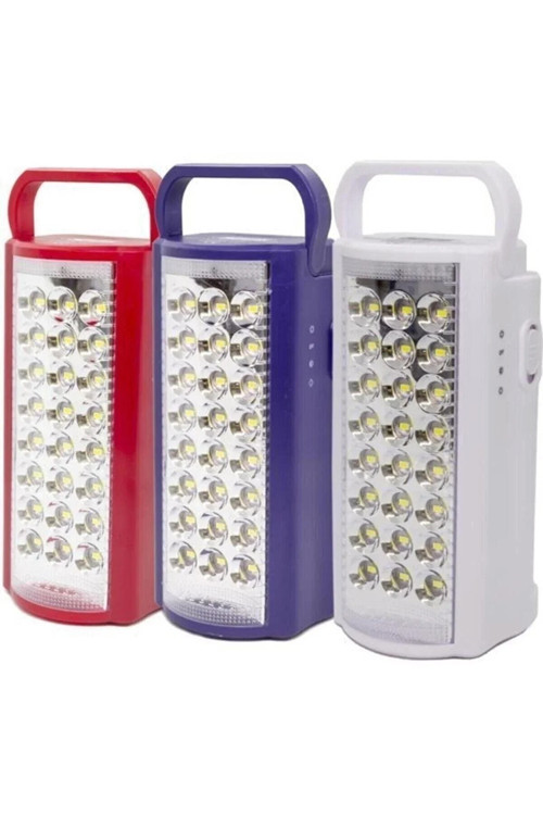 Büro Ev Ofis Kamp Keyfi için Şarjlı 24LED Powerbank Akülü Işıldak