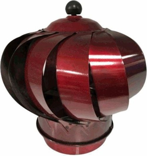 Boru Çapı 10 Cm Aspirator Fırıldağı Rüzgar Gülü Döner Soba Bacası Esmatik Bilyalı Plastik Boruya