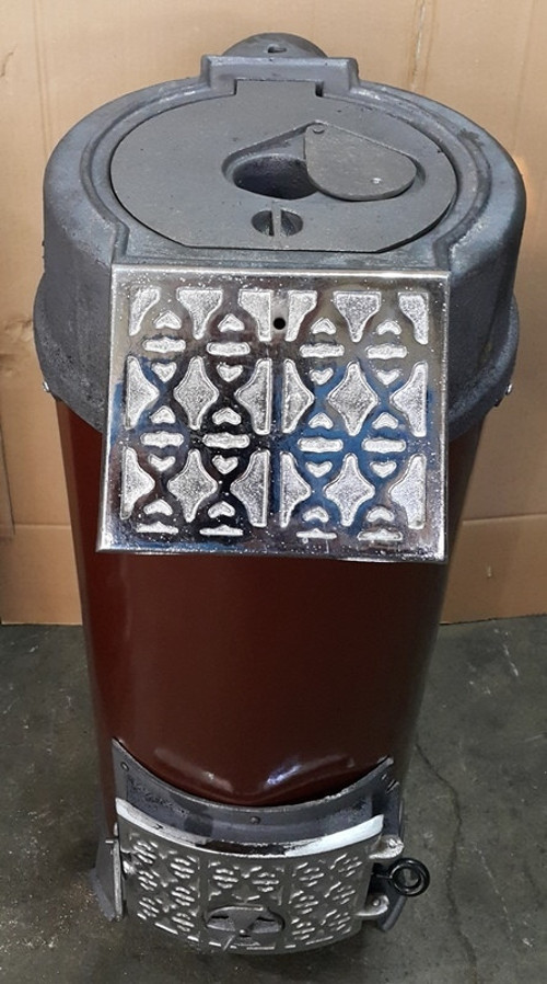 Kahveci Sobası Tuğlalı Soba Uzun Dik Soba