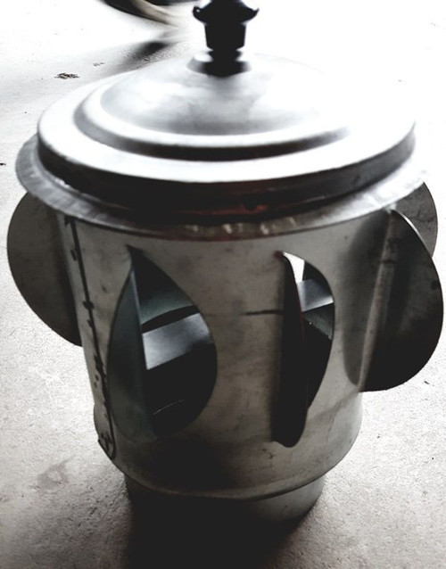 Boru Çapı 13 Cm Aspirator Fırıldağı Rüzgar Gülü Döner Soba Bacası Bacamatik