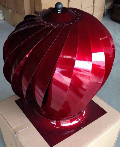 Baca Aspiratörü Döner Şapka Soba Borusu Esmatik 37X37 Cm 500 Lük Rüzgar Gülü Baca Fırıldağı