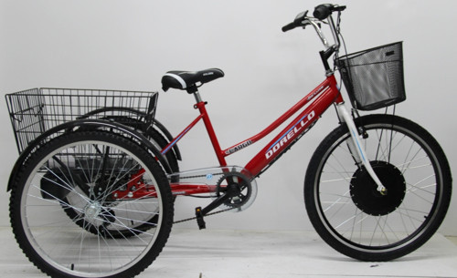 Elektrikli 3 Tekerlek Kargo Bisikleti Cargo 48 Dc1000 Watt Model Elektrikli Motor 3 Tekerlek