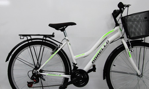 Beyaz Yesil Model 2650 Model 26 Jant Bisiklet 2650 Model Camurluk Sepetli Model