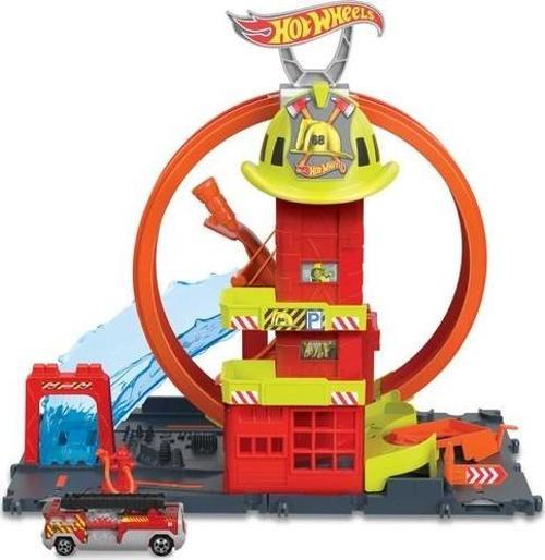 Hot Wheels Çember Pistli Iftaiye Istasyonu HKX41 Lisanslı Ürün