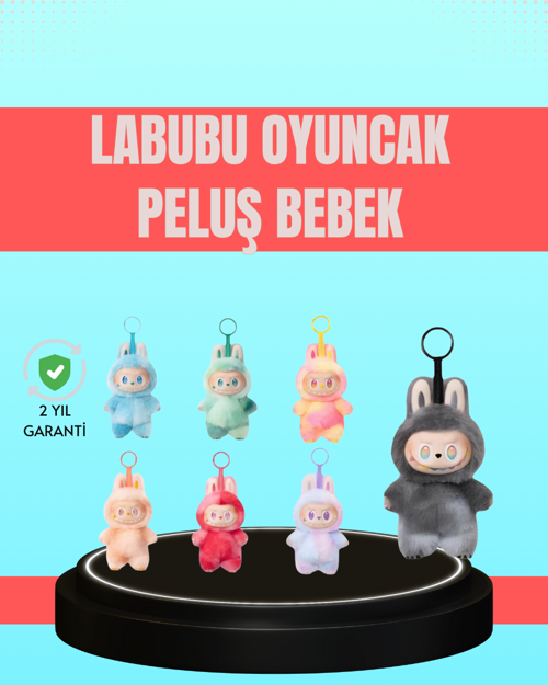 tekno Yumuşak Kumaşlı 20 cm Labubu Peluş – 3 Yaş Üzeri Uygun 2026