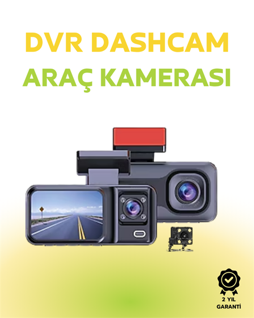 tekno 1080p Ön, 720p Arka ve İç Kamera ile %100 Kapsama – Gece Görüşlü Araç Kamerası 2026