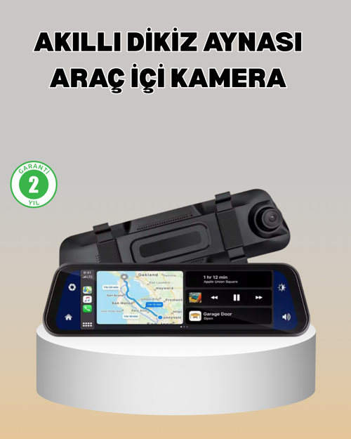 tekno Gece Görüşlü Araç Dikiz Aynası Kamera Park Monitörlü 2026