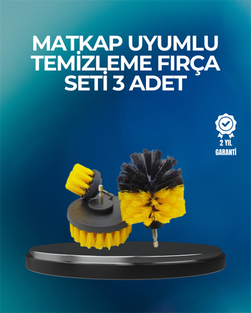 tekno Derinlemesine Temizlik İçin Dayanıklı Kıllı Matkap Fırçası Başlığı 2026