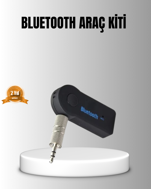 tekno Bluetooth AUX Araç Kiti Eller Serbest Müzik Çalar Dahili Mikrofonlu 2026
