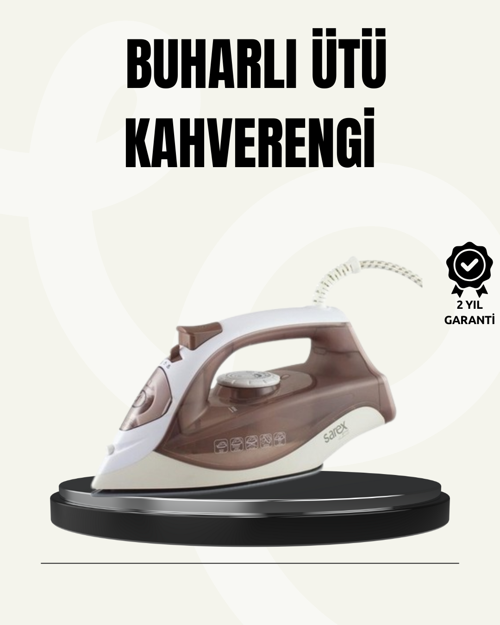 tekno Buharlı Ütü 2200W Seramik Taban 300 ml Kahverengi Dikey Ütüleme 2026