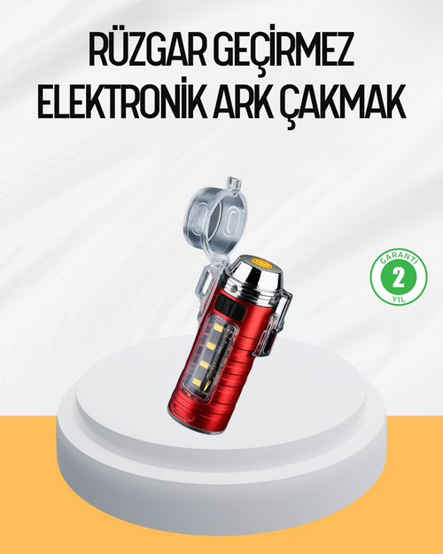 tekno Çok Fonksiyonlu Elektrikli Çakmak El Feneri Özellikli 2026