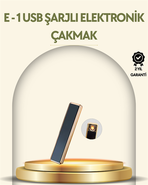 tekno USB Şarjlı Alevsiz Elektronik Çakmak – Rüzgara Dayanıklı, Gazsız, Güvenli Kullanım