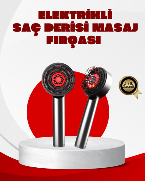 tekno Esansiyel Yağ Hazneli LED Saç Bakım Masaj Tarağı 2026