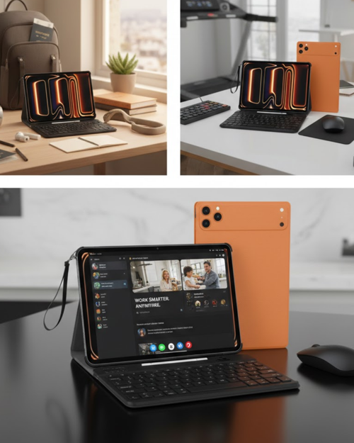 Tekno Tablet Pc Klavyeli Set Geniş Ekran Yüksek Depolama Ve Android Sistem 2026