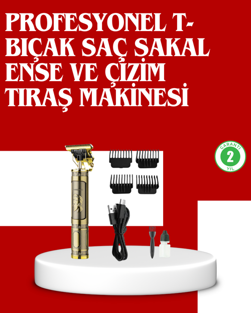 tekno Daling Profesyonel Tıraş Makinesi Islak ve Kuru Kullanım 2026