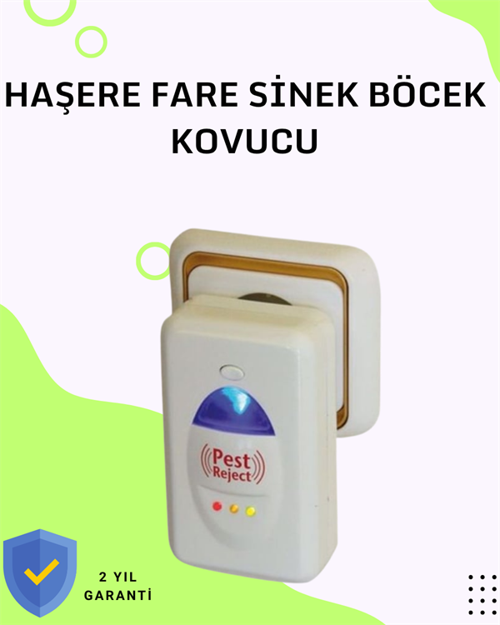 tekno Bakım Gerektirmeyen Ultrasonik Haşere Kovucu – Uzun Ömürlü Kullanım 2026