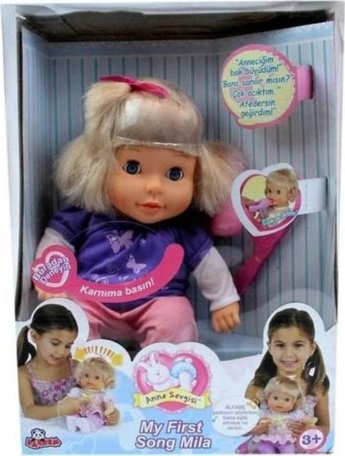 Alfabe Şarkısı Söyleyen Bebek Mila 35cm 