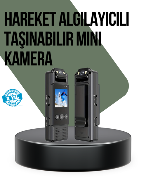 tekno Gece Görüşlü Döngüsel Kayıt Destekli Mini Kamera 2026